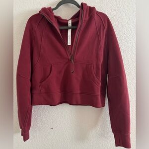NWT Lululemon oversized scuba cropped hoodie